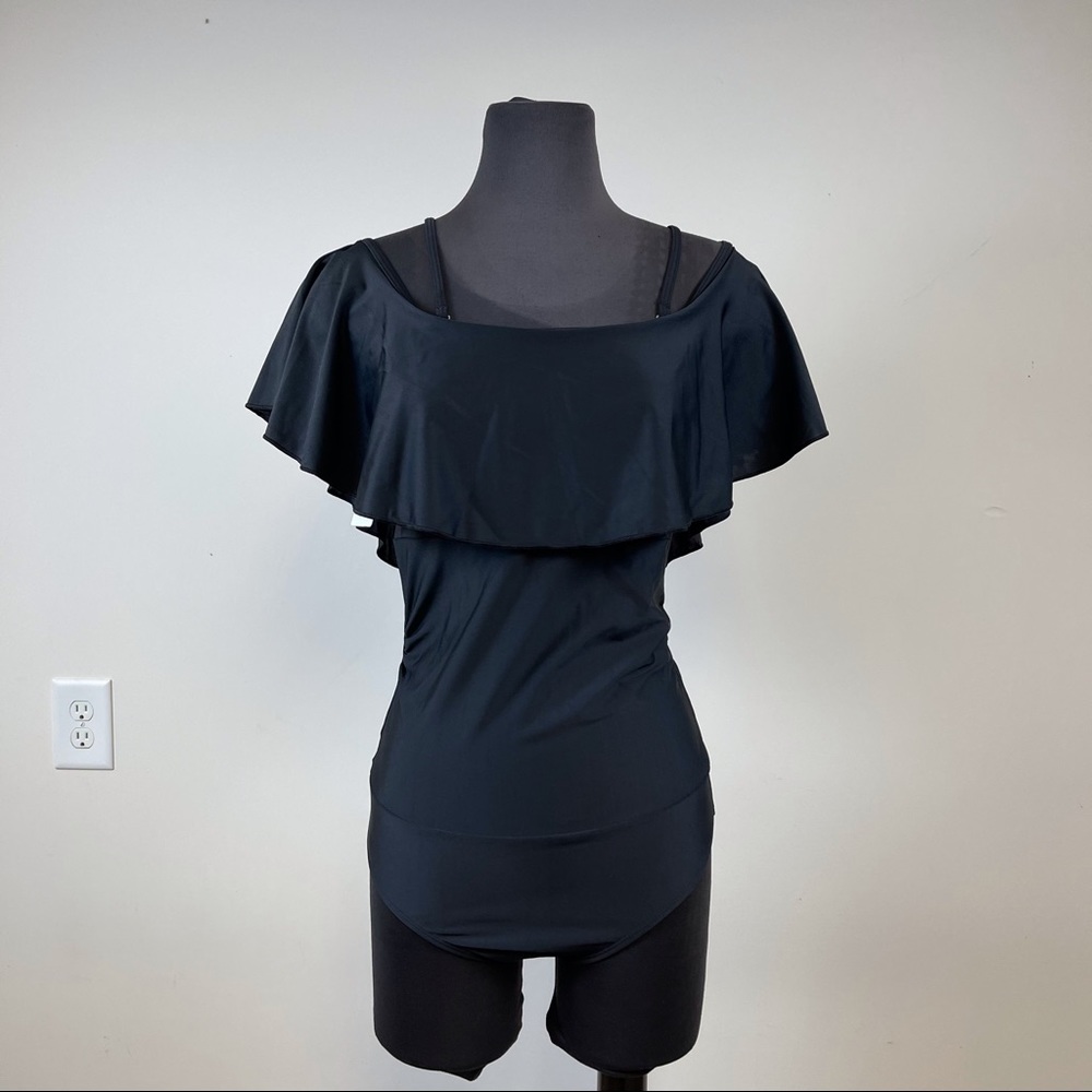 BHome Cold Shoulder One Piece Bathing Suit